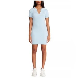 BB Dakota by Steve Madden Susie Bodycon Light Blue Polo Dress